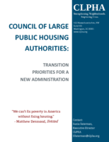 2017 CLPHA Transition Priorities 2017 CLPHA Transition Priorities