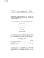 HR 3353 - FY18 House THUD Cmte Report 115-237 (Hsg)